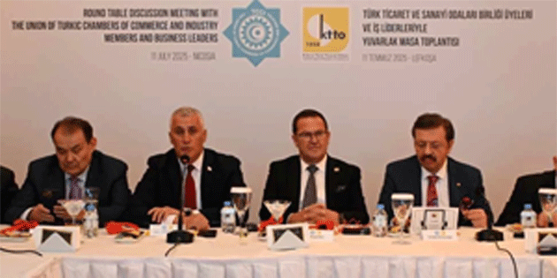 Trk Ticaret ve Sanayi Odalar Birlii yeleri ve  Liderleri bir araya geldi
