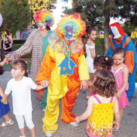 Festival �ocuklarla renklendi