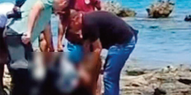 SLVER BEACH’TE KADIN CESED 