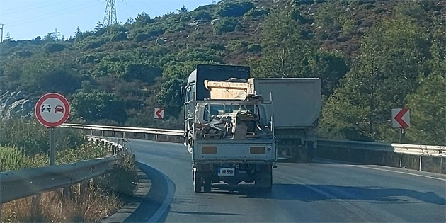 Da yolunda tehlikeli ara kullanan srcye para ve puan cezas