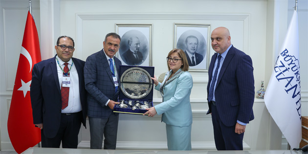 Ulu�ay ve heyeti Uluslararas� Gaziantep Gastronomi Festivali’ne kat�ld�