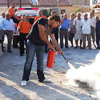 Koru�am’da Sivil Savunma e�itimi 