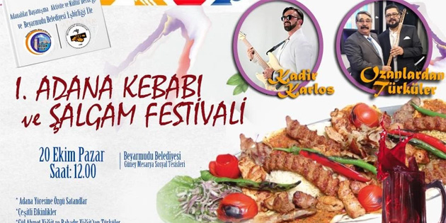 Beyarmudu'nda Adana Kebab ve algam Festivali 