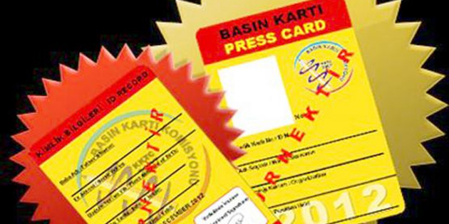 Basn kartlar verilmeye balanyor
