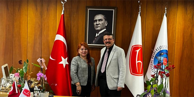 DA Eczaclk Fakltesi Dekan Glcan, Ankara’da ziyaretlerde bulundu