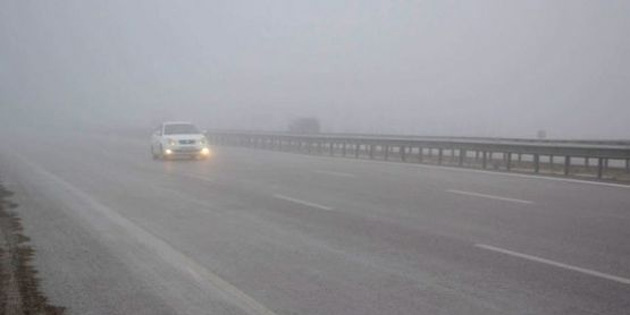 Girne - De�irmenlik da�yolu’nda sis uyar�s� 