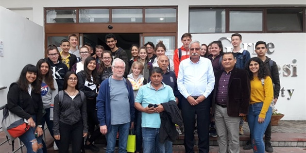 G�ng�rd�, 19 May�s T�rk Maarif Koleji ve Alman ��renci grubunu kabul etti 