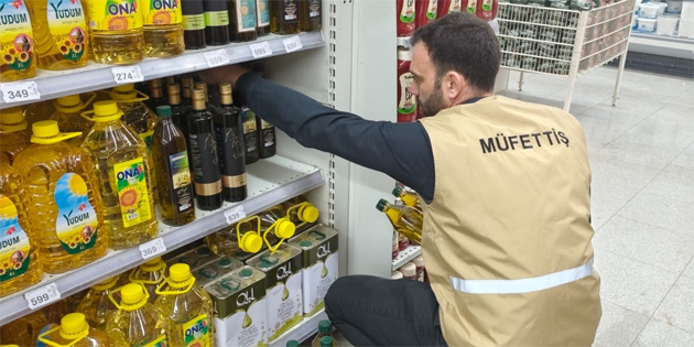 Piyasada zeytin ya�� denetimi