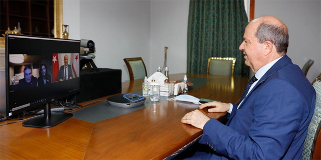 Tatar, Nobel kimya �d�l� sahibi T�rk bilim insan� Prof. Dr. Sancar ile g�r��t� 