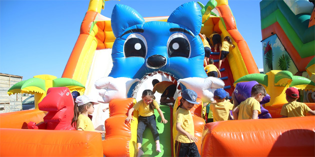 skele Belediyesi blge okullarndaki ocuklara ynelik ocuk enlii dzenledi