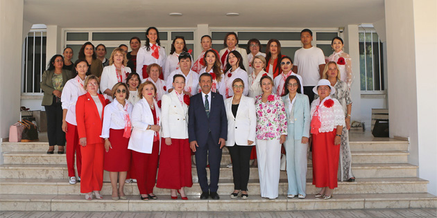 Erturulolu, Kazakistan  Kadnlar Dernei heyetini kabul etti