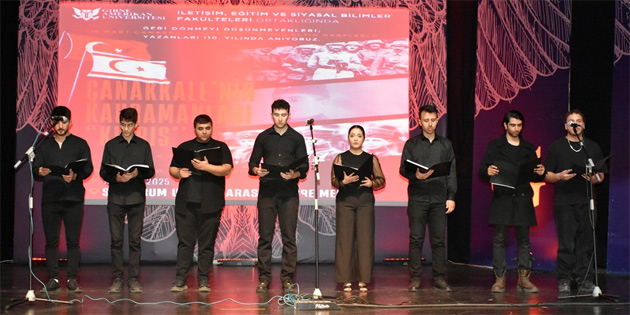 GA�’de 18 Mart �anakkale Zaferi y�ld�n�m� etkinli�i d�zenlendi