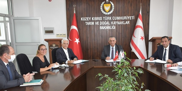 Gzelyurt’ta 6 dekarlk alana daha sulama suyu salayacak sulama hatt denmesi iin ihale sonuland 