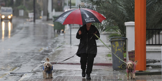 Cumaya kadar sa�anak ya�mur etkili olacak, �ar�amba f�rt�nams� r�zgar bekleniyor