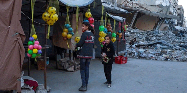 Gazzeliler, 471 gn sonra ilk kez bombardmansz bir sabaha uyand