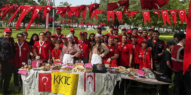 K�br�s T�rk �zcilik Federasyonu, Samsun'da Kurtulu�a �lk Ad�m Milli Bilin� Kamp�'na kat�ld�