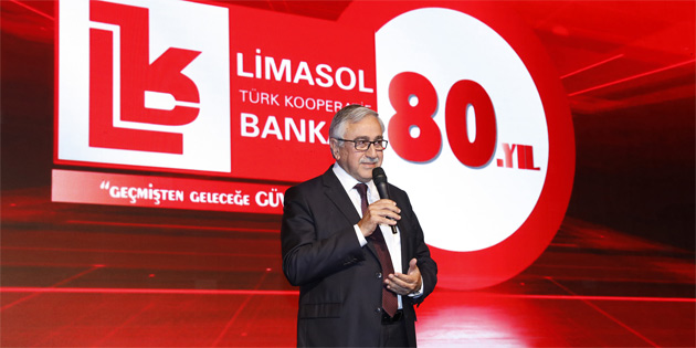 Cumhurbakan Aknc, Limasol Trk Kooperatif Bankas’nn 80. Gurur Yl Gala Gecesi’ne katld 