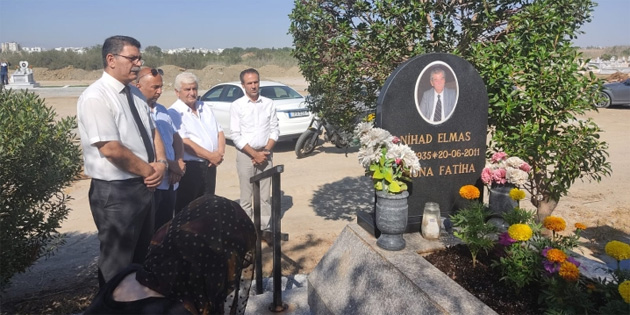 T�rk-Sen g�rev �ehitlerinden Nihad Elmas kabri ba��nda an�ld� 