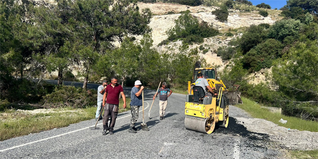 G�vercinlik ve Sadrazamk�y yollar�ndaki bak�m-onar�m �al��malar� tamamland�