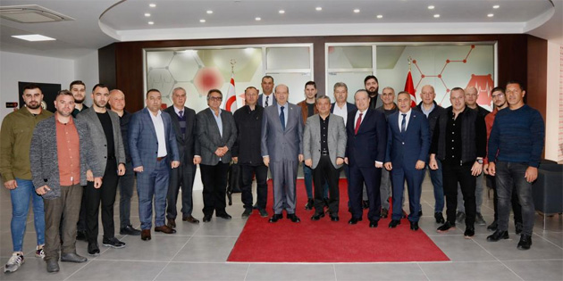 Tatar, Kbrs Salk ve Toplum Bilimleri niversitesi’ni ziyaret etti