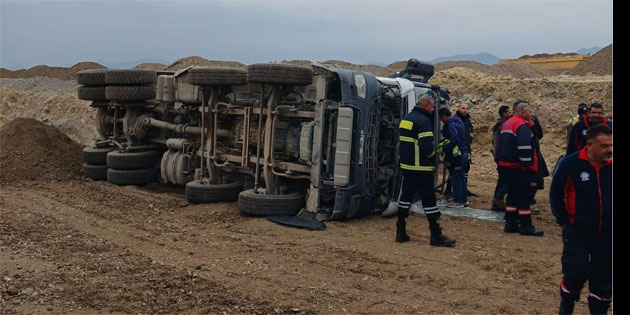 Ercan Havaliman�nda i� kazas�: 1 ki�i yaraland�