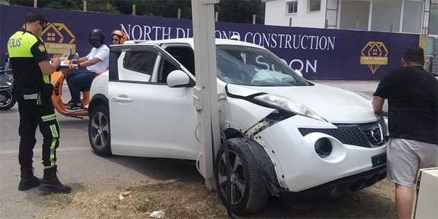 HIZ TESP�T KAMERASINA �ARPTI 