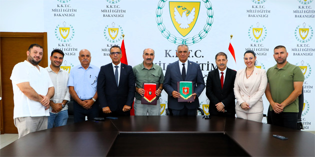 Milli Eitim Bakanl ile Baf lk Yurdu Spor Kulb arasnda i birlii protokol imzaland 