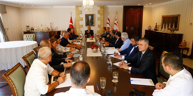 Cumhurbakanl'nda istiare toplants yapld 