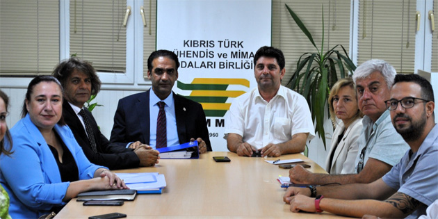 Gardiyano�lu, KTMMOB’yi ziyaret etti