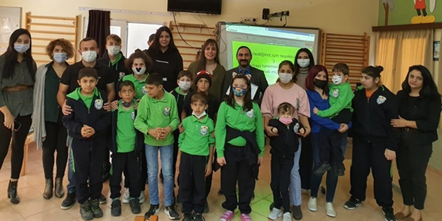 �zel gereksinimli �ocuklara �evre e�itimi verildi 