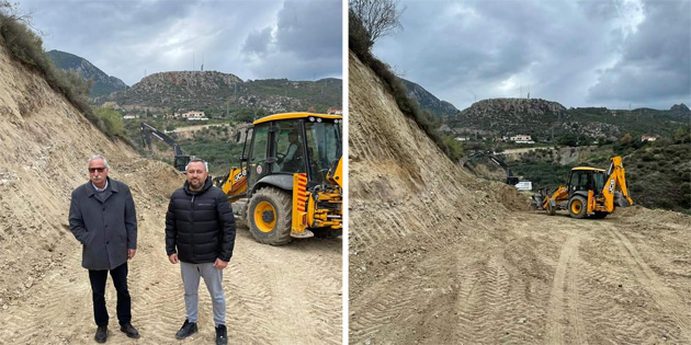 Girne’de trafik yo�unlu�unu azaltmak i�in yeni yol a��l�yor 