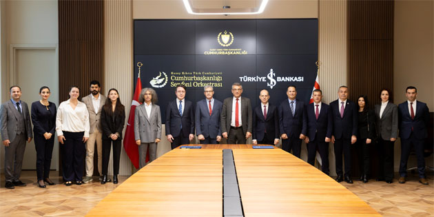 KKTC Cumhurba�kanl��� Senfoni Orkestras� ile T�rkiye �� Bankas� aras�nda ana sponsorluk i� birli�i protokol� imzaland�