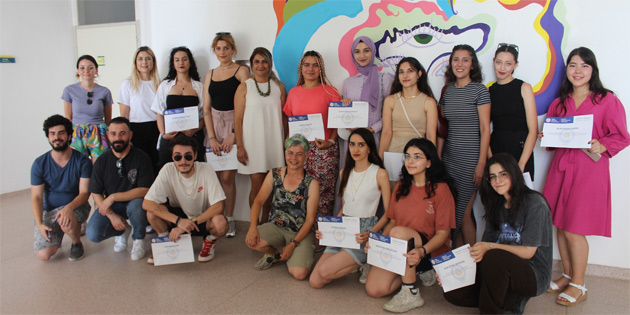 DA Merkezi Derslikler mural almalaryla renklendi