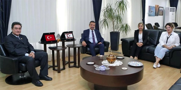 GA Rektr Prof. Dr. Serdar Yurtsever'den, Dileri Bakan Erturulolu'na ziyaret
