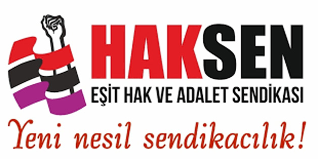 HAKSEN yarnki eyleme destek iin iki saatlik grev karar aldn aklad