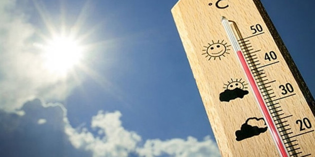nmzdeki gnlerde en yksek scaklk 38-41 derece dolaylarnda olacak