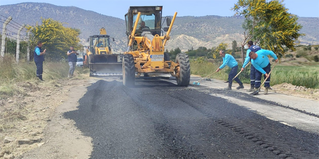 Serdarl-Grne yolunda almalar tamamland