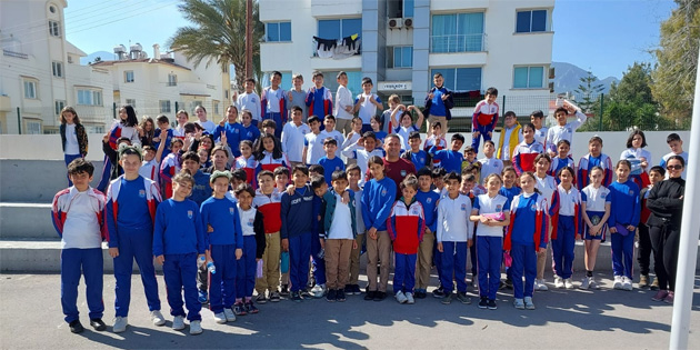 Girne Blgesi lkokul rencilerine verilen itfaiye eitimleri tamamland 