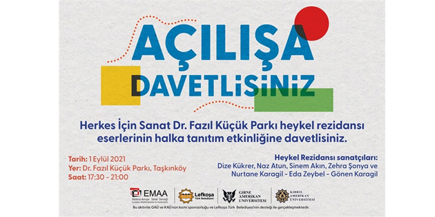 Dr. Fazl Kk Parkna yerletirilecek heykellerin halka tantm etkinlii 1 Eyll’de 