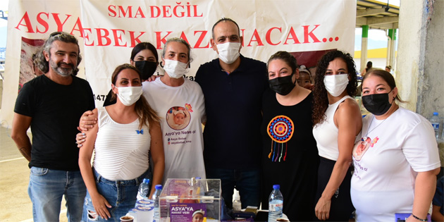 Asya Bebee umut olmak iin Lefkoa Trk Belediyesi organizasyonunda spor etkinlii yapld 