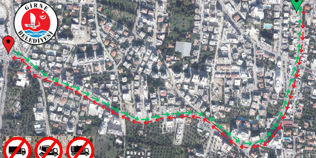 Girne Belediyesi, a��r vas�ta trafi�ine k�s�tlama getirilece�ini a��klad�