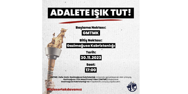 �ampiyon Melekler i�in “Adalete I��k Tut” y�r�y��� d�zenlenecek