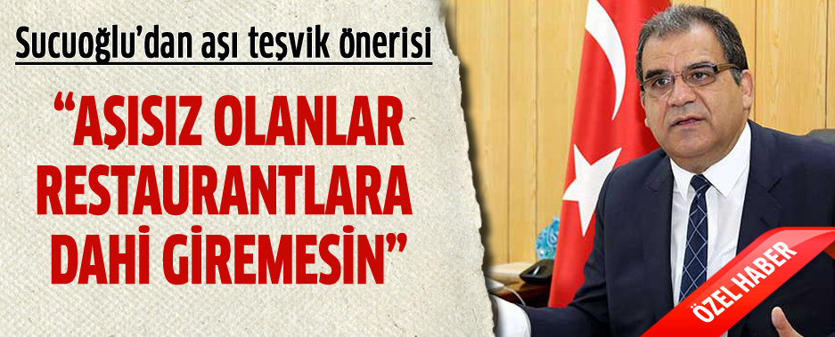 Sucuolu: 'nsanlar alanmaya mecbur brakmalyz'