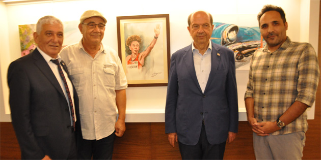 3. Uluslararas� G�zelyurt Sanat Bulu�mas� Sergisi a��ld� 
