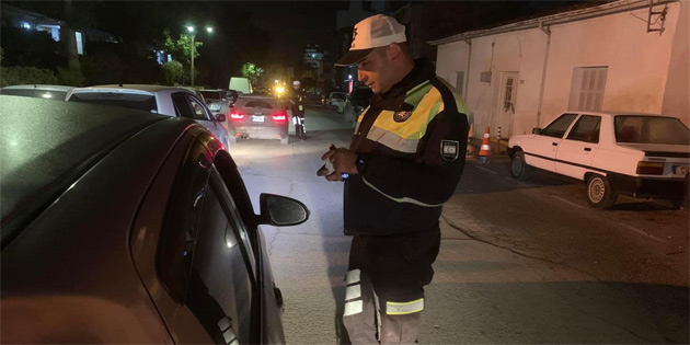 Be ilede asayi ve trafik denetimleri yapld