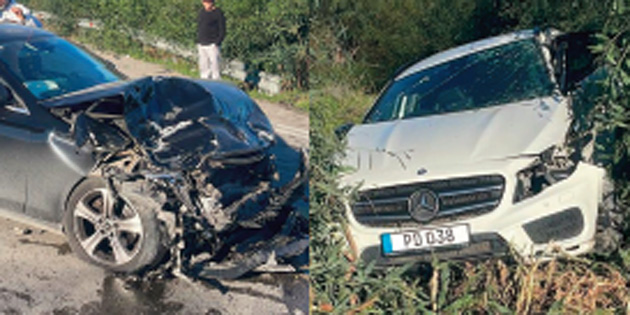 G�RNE-ALSANCAK YOLUNDA 5 YARALI 