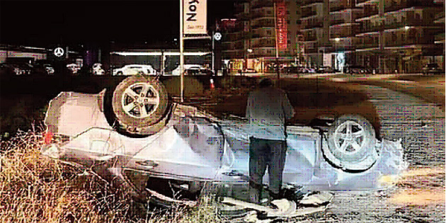 �� KAZADA �K� YARALI B�R TUTUKLAMA VAR 