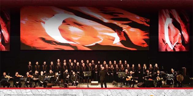 Antakya Medeniyetler Korosu Girne'de konser verdi 