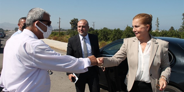 Canaltay: “Gzelyurt-Lefke evre yolunda przlerin giderilmesiyle ihale sreci balayacak” 