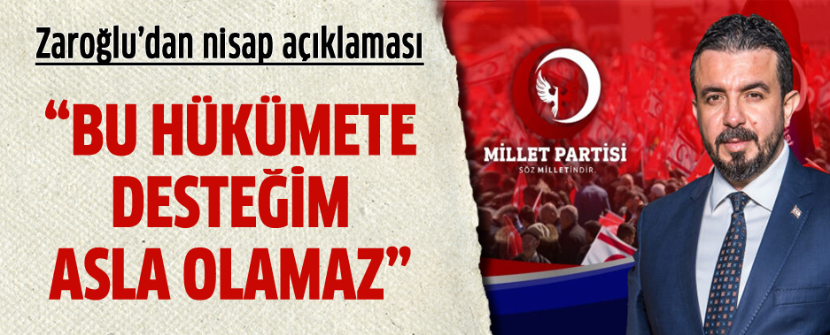 “Bir vekil olarak sorumluluumun bilincindeyim; bu yzden nisaba destek vermeyeceim”